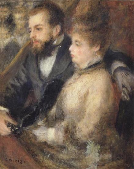Pierre Renoir Box at the Theatre France oil painting art